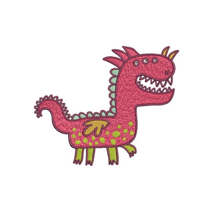 Toothy Mike embroidery design - Embroidery Design