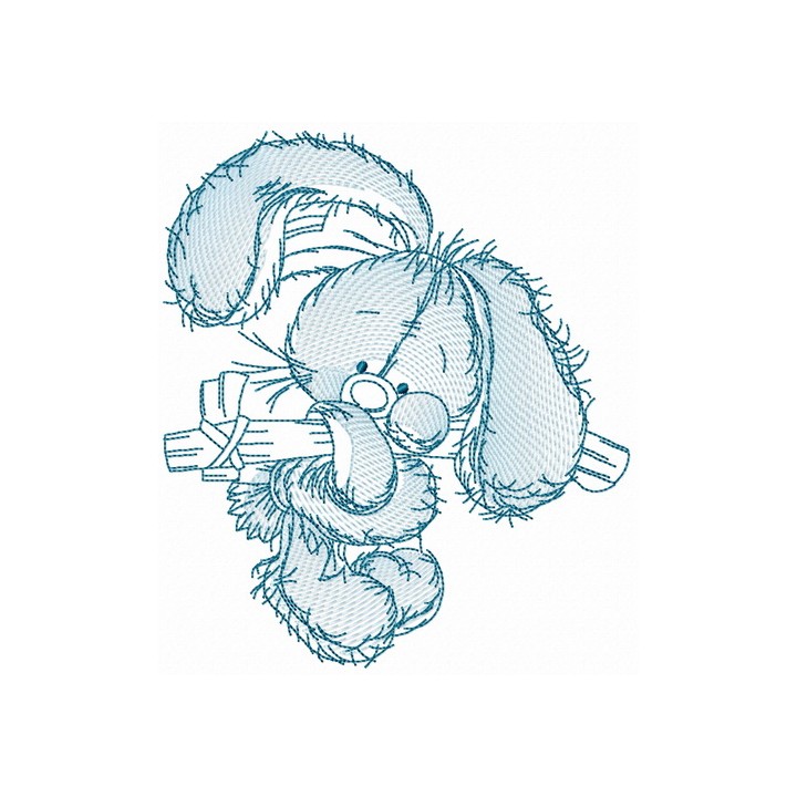 I miss you 5 embroidery design - Embroidery Design