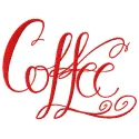 Coffee wormark embroidery design featuring a whimsical coffee cup, perfect for kitchen decor and accessories.