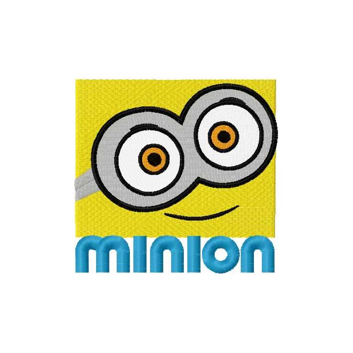Minion Bob smile embroidery design - Embroidery Design