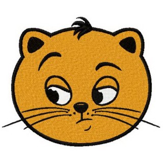 Cat doubts embroidery design - Embroidery Design