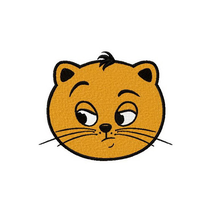 Cat doubts embroidery design - Embroidery Design