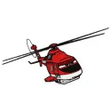 Blade Ranger embroidery design featuring a detailed aviation theme, ideal for stitching on jackets or caps.