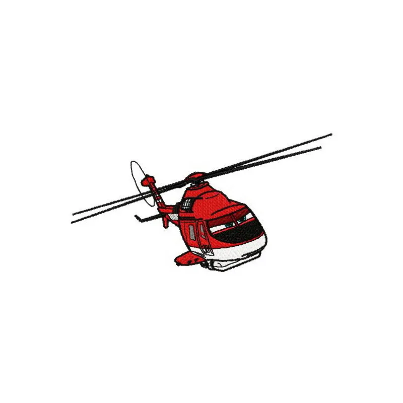 Blade Ranger embroidery design featuring a detailed aviation theme, ideal for stitching on jackets or caps.