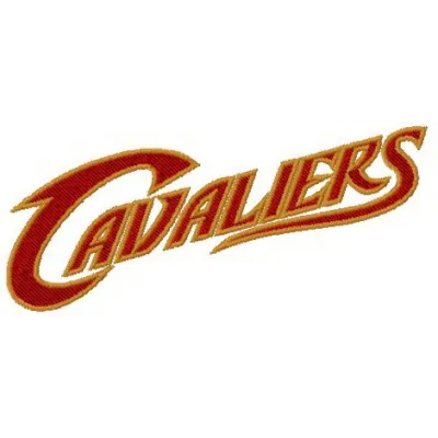 Cleveland Cavaliers logo 2 embroidery design preview, showcasing intricate stitching patterns for sports enthusiasts.