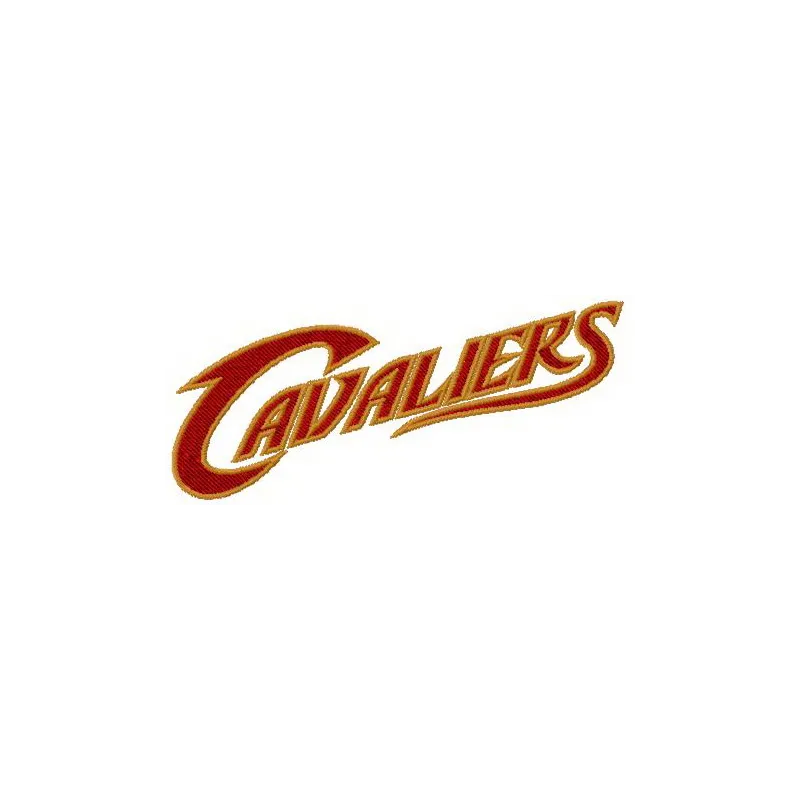 Cleveland Cavaliers logo 2 embroidery design preview, showcasing intricate stitching patterns for sports enthusiasts.