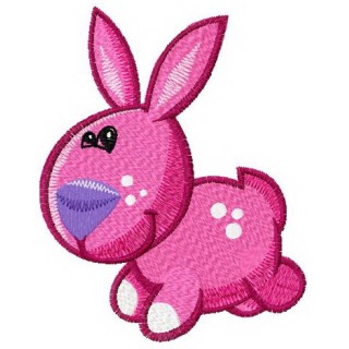 Tiny bunny embroidery design - Embroidery Design