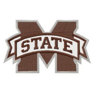 Mississippi State Bulldogs logo embroidery design - Embroidery Design