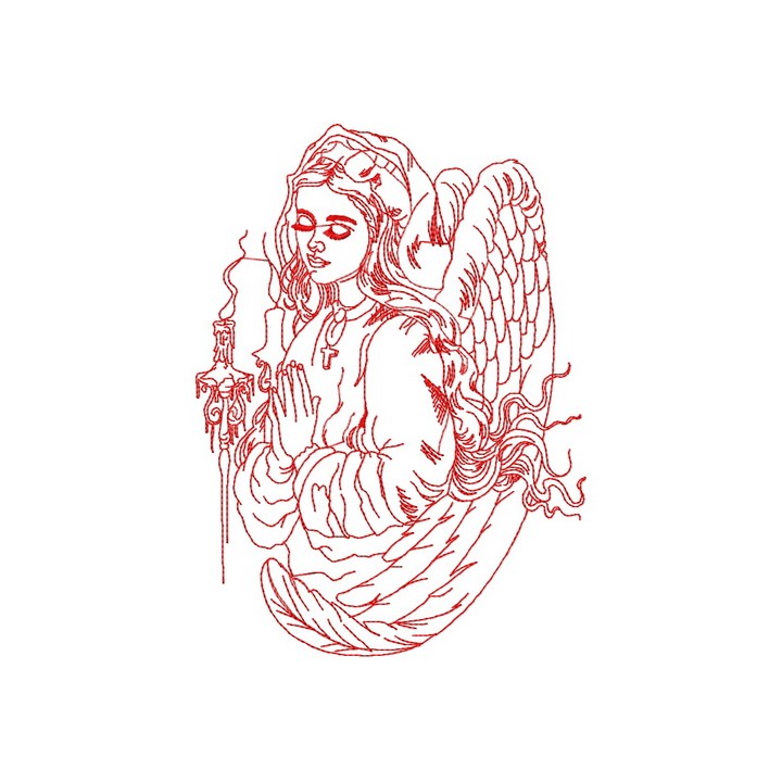 My angel embroidery design - Embroidery Design