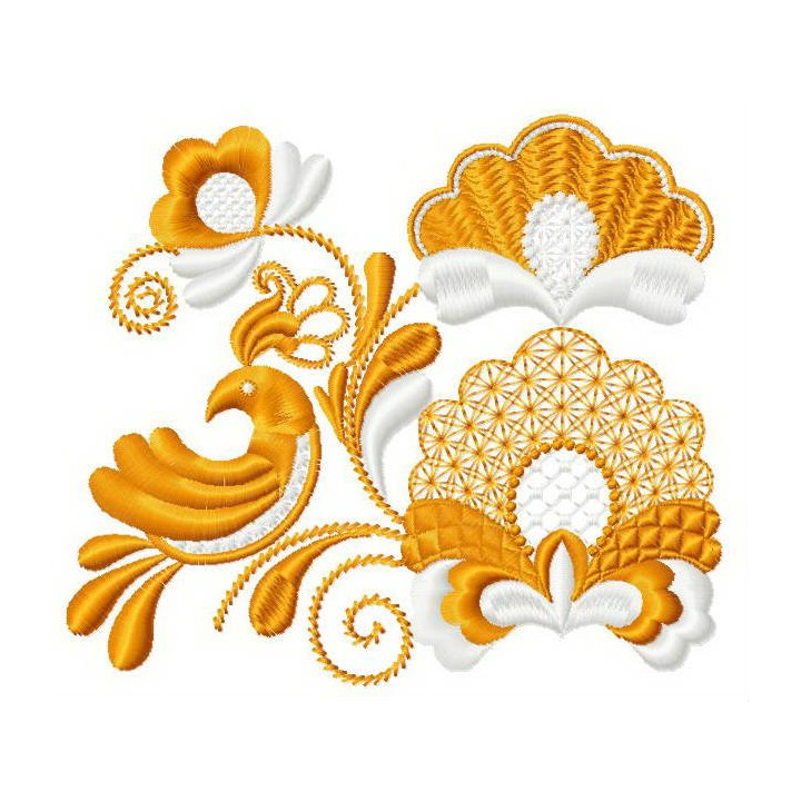 Flower pattern 10 embroidery design - Embroidery Design