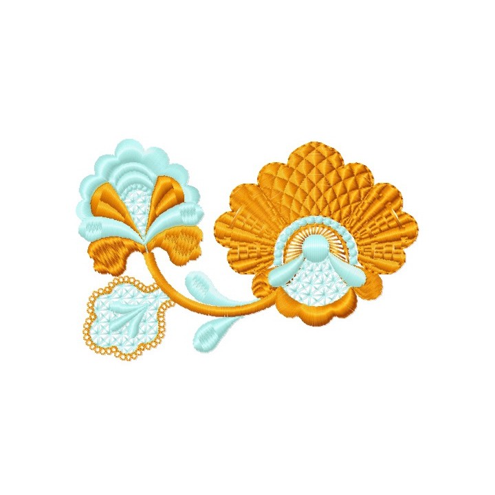 Flower pattern 7 embroidery design - Embroidery Design