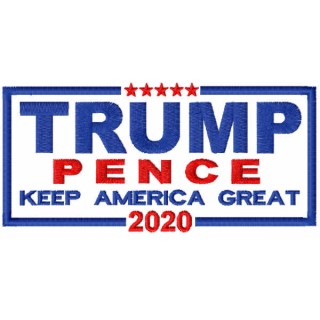 Trump Pence 2020 embroidery design - Embroidery Design