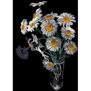 Chamomile 7 embroidery design - Embroidery Design