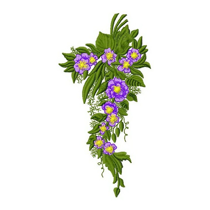 Rustic mood embroidery design - Embroidery Design