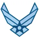 USA Force logo embroidery design for police and emergency services, perfect for apparel and gear.