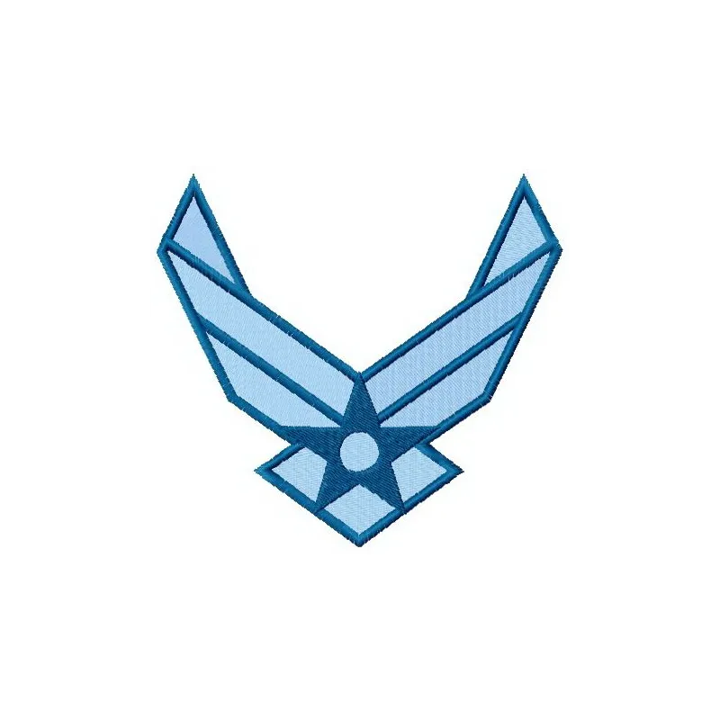 USA Force logo embroidery design for police and emergency services, perfect for apparel and gear.