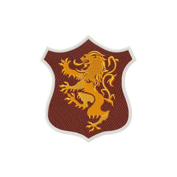 Lannister shield embroidery design - Embroidery Design