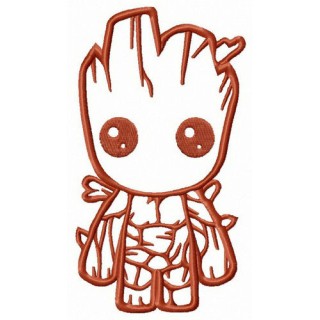 Young Groot embroidery design - Embroidery Design