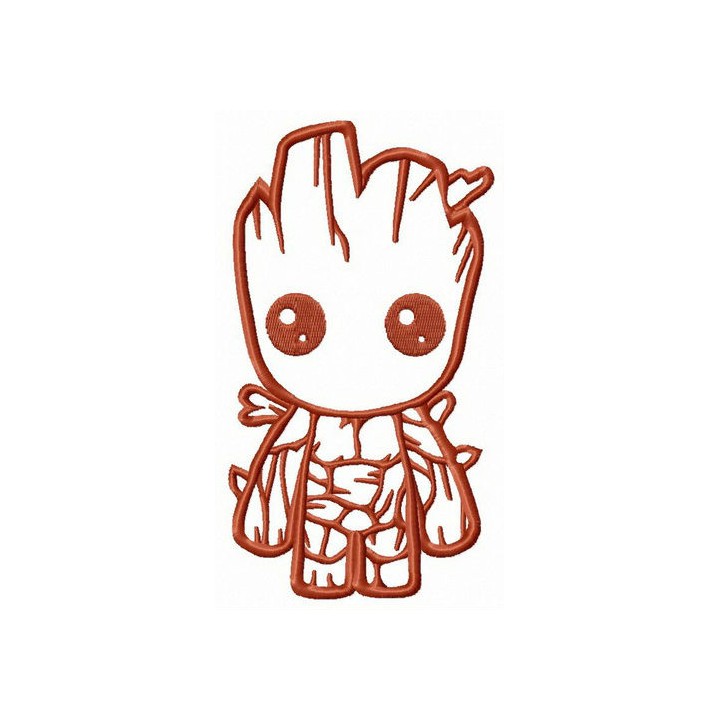 Young Groot embroidery design - Embroidery Design