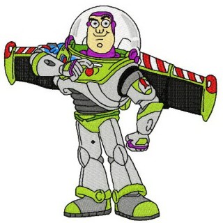 Buzz ready to fly embroidery design - Embroidery Design
