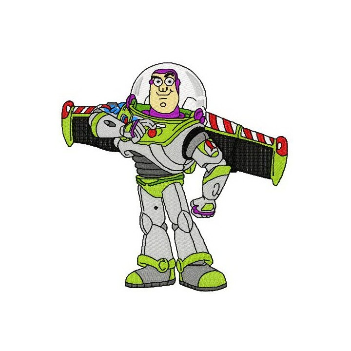 Buzz ready to fly embroidery design - Embroidery Design