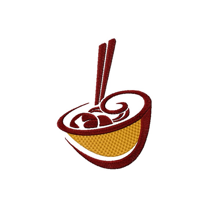 Hot wok  embroidery design - Embroidery Design