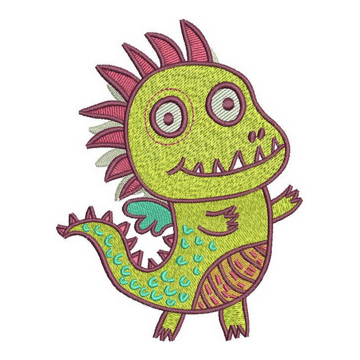 Henry the valley crusher embroidery design - Embroidery Design