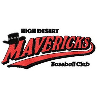 High Desert Mavericks logo embroidery design - Embroidery Design