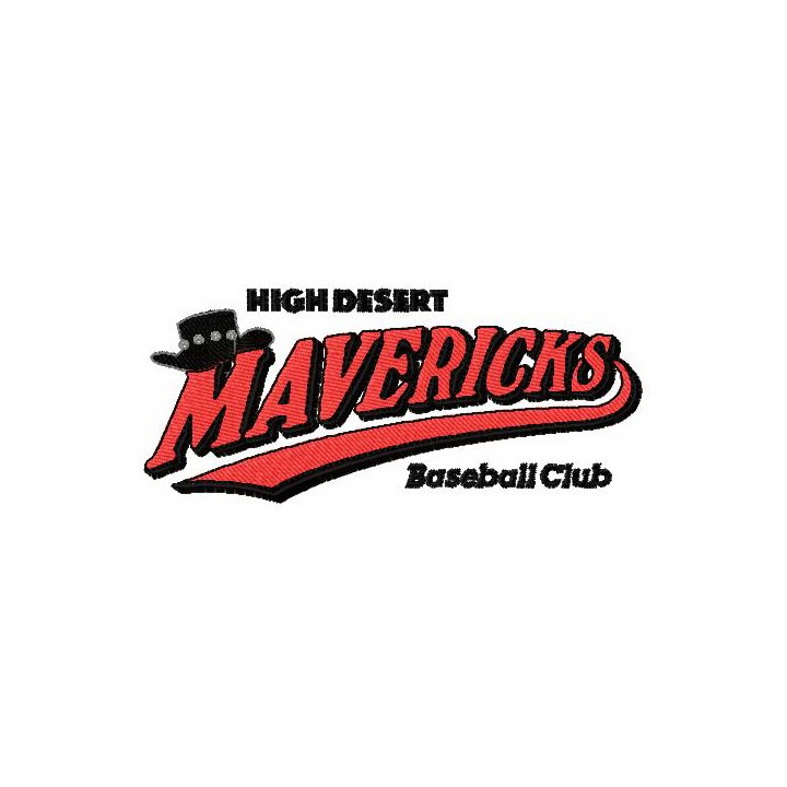 High Desert Mavericks logo embroidery design - Embroidery Design
