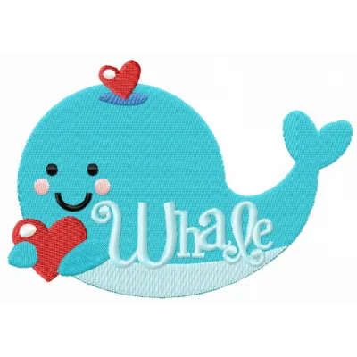 Preview of blue whale embroidery design featuring intricate sea life stitching patterns for various projects.