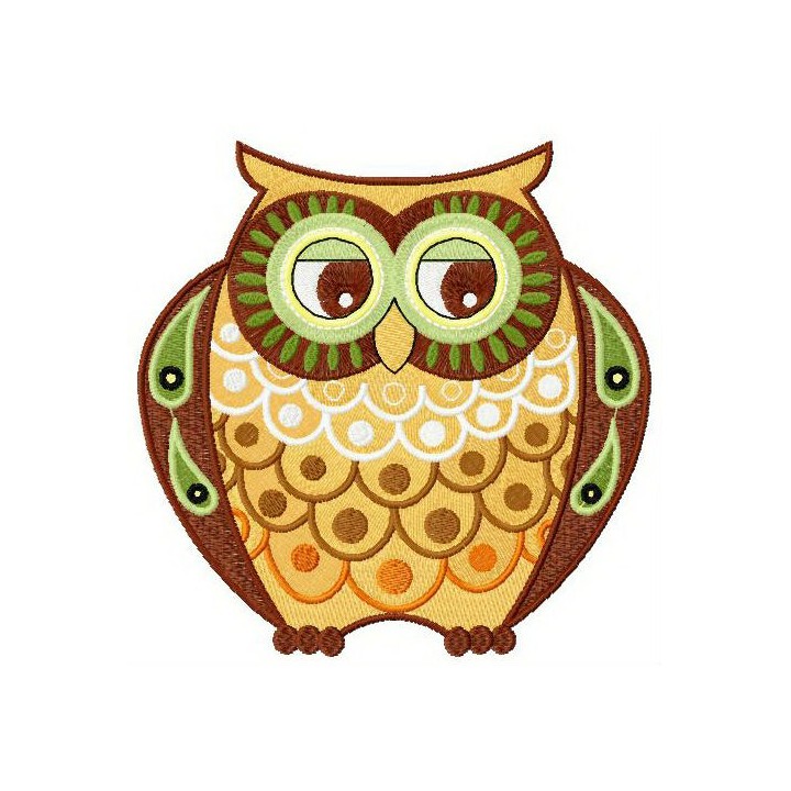 Grandma owl  embroidery design - Embroidery Design