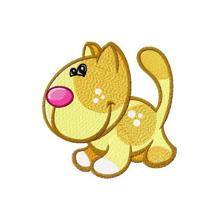 Tiny kitten embroidery design - Embroidery Design