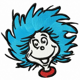 Happy Thing One embroidery design - Embroidery Design