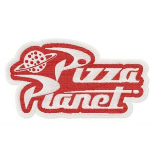 Pizza Planet logo embroidery design - Embroidery Design