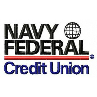 Navy Federal Credit Union logo embroidery design - Embroidery Design