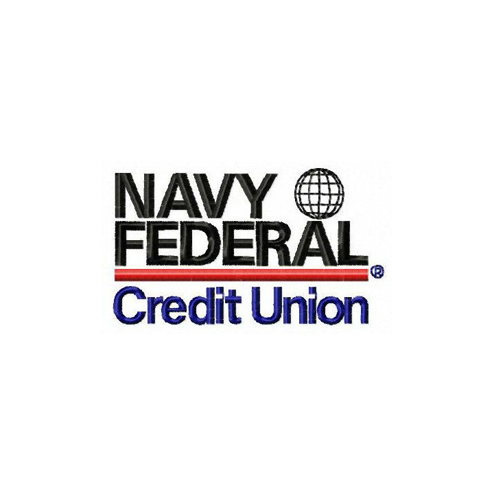 Navy Federal Credit Union logo embroidery design - Embroidery Design