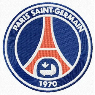 Paris Saint-Germain F.C. logo embroidery design - Embroidery Design