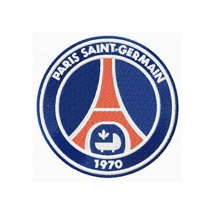 Paris Saint-Germain F.C. logo embroidery design - Embroidery Design