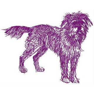 Pye-dog embroidery design - Embroidery Design