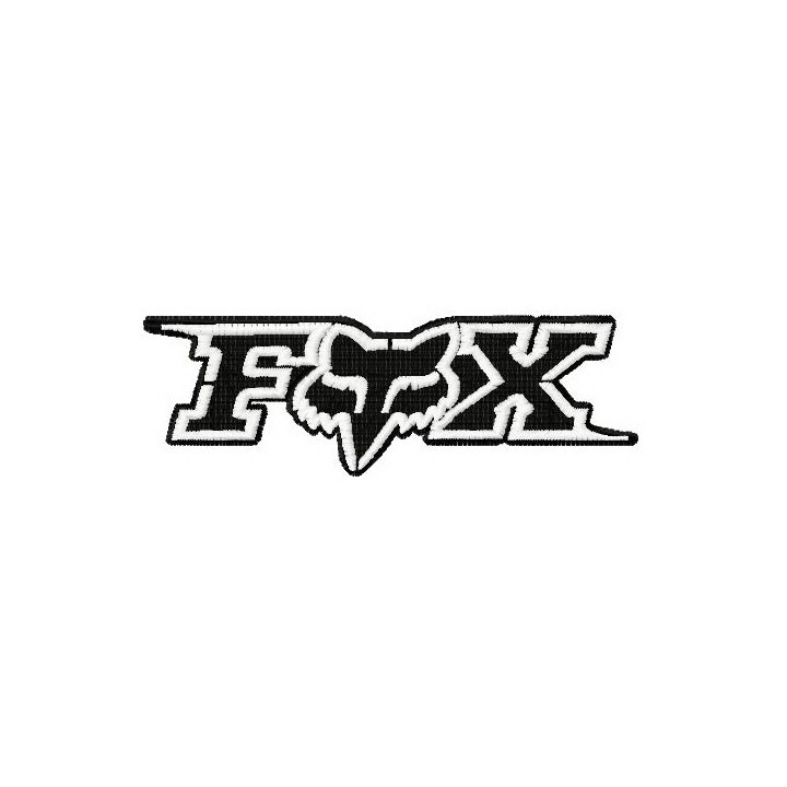 Fox Racing logo 2 embroidery design - Embroidery Design