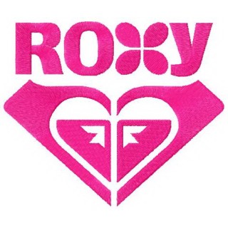 Roxy logo embroidery design - Embroidery Design