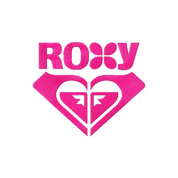Roxy logo embroidery design - Embroidery Design