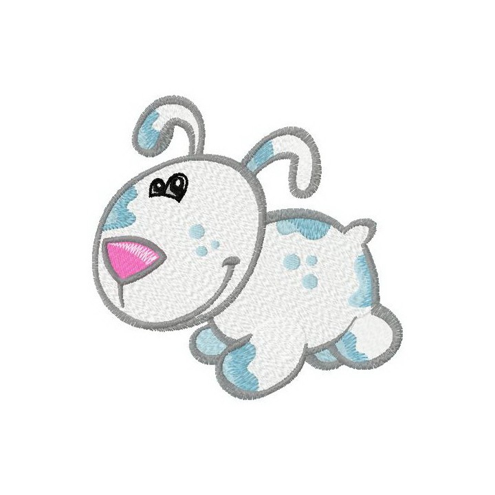 Tiny puppy embroidery design - Embroidery Design