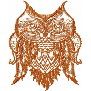 Owl granny 5 embroidery design - Embroidery Design