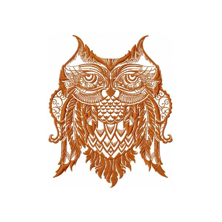 Owl granny 5 embroidery design - Embroidery Design