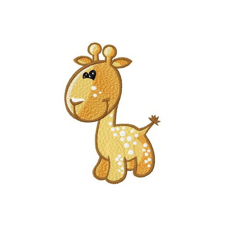 Tiny giraffe embroidery design - Embroidery Design