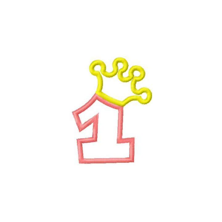 My first year applique embroidery design - Embroidery Design