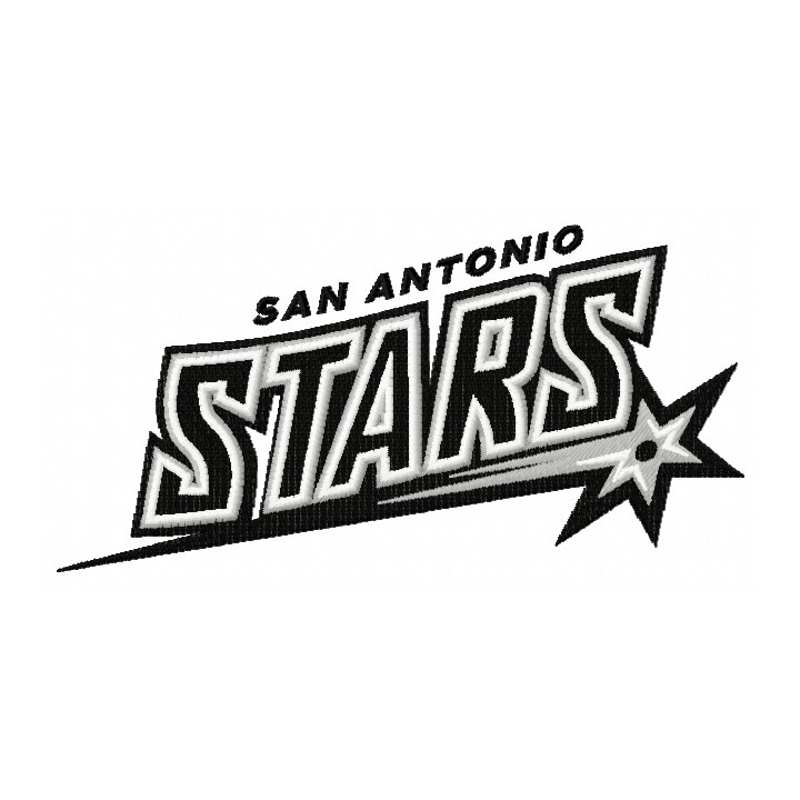 San Antonio Stars logo embroidery design - Embroidery Design