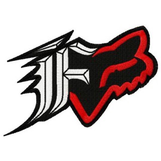 Fox racing Dakota logo 2 embroidery design - Embroidery Design