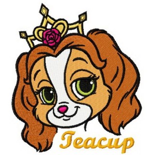 Teacup 2 embroidery design - Embroidery Design